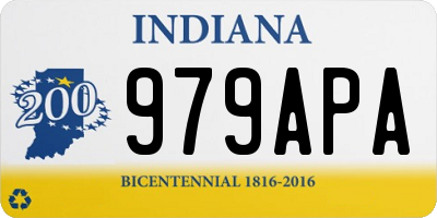 IN license plate 979APA