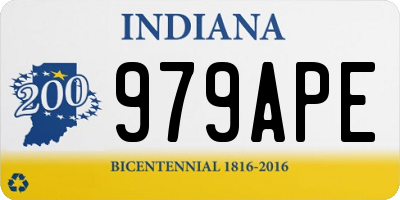 IN license plate 979APE