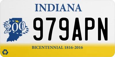 IN license plate 979APN