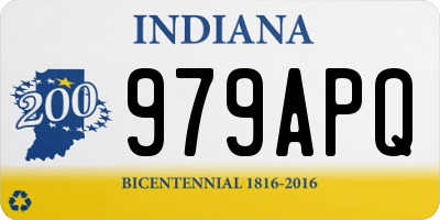 IN license plate 979APQ