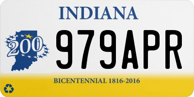 IN license plate 979APR