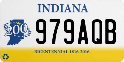 IN license plate 979AQB