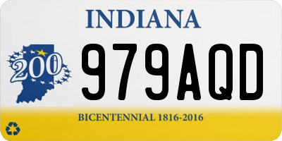 IN license plate 979AQD