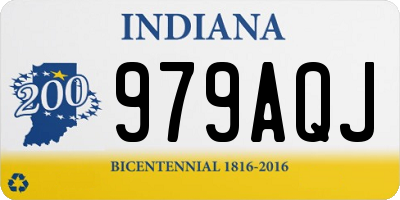 IN license plate 979AQJ