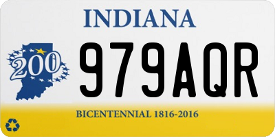 IN license plate 979AQR