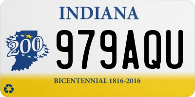 IN license plate 979AQU