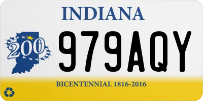 IN license plate 979AQY