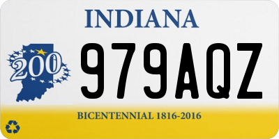 IN license plate 979AQZ