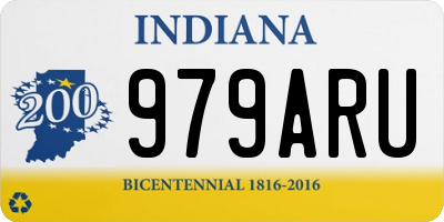 IN license plate 979ARU