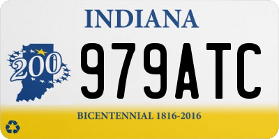 IN license plate 979ATC