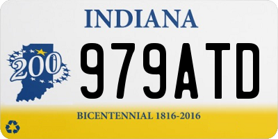 IN license plate 979ATD