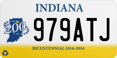 IN license plate 979ATJ