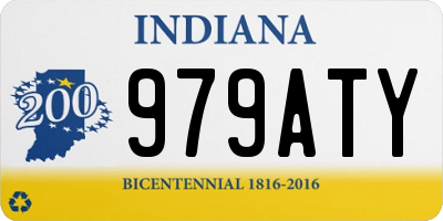 IN license plate 979ATY