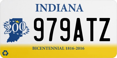 IN license plate 979ATZ