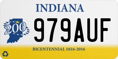IN license plate 979AUF