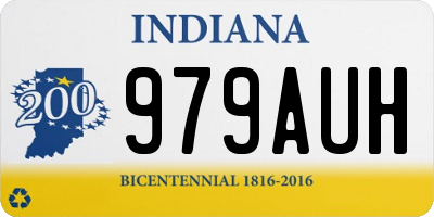 IN license plate 979AUH