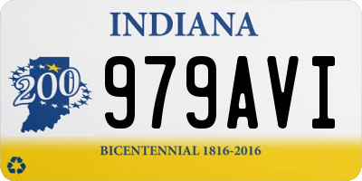 IN license plate 979AVI
