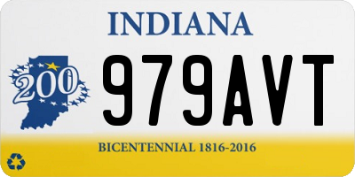 IN license plate 979AVT