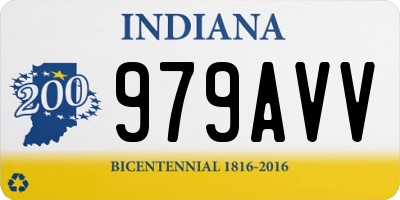 IN license plate 979AVV