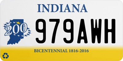 IN license plate 979AWH