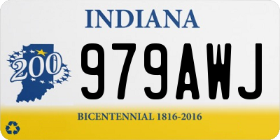 IN license plate 979AWJ