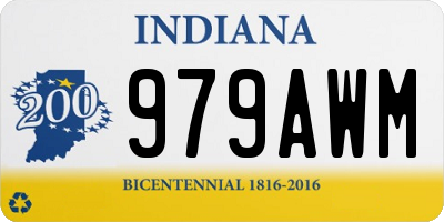 IN license plate 979AWM