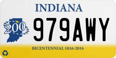IN license plate 979AWY