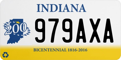 IN license plate 979AXA