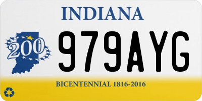 IN license plate 979AYG