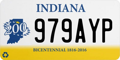 IN license plate 979AYP