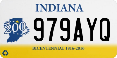 IN license plate 979AYQ