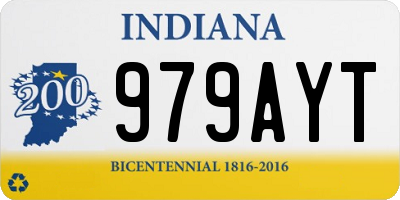IN license plate 979AYT