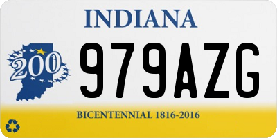 IN license plate 979AZG