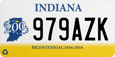 IN license plate 979AZK