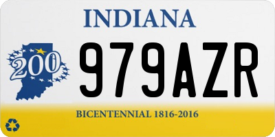IN license plate 979AZR