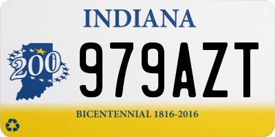 IN license plate 979AZT