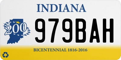 IN license plate 979BAH