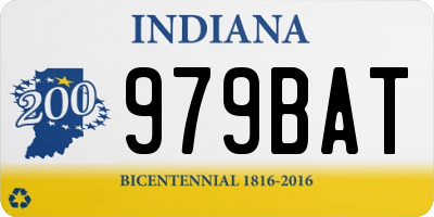 IN license plate 979BAT