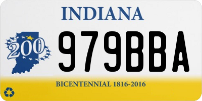 IN license plate 979BBA