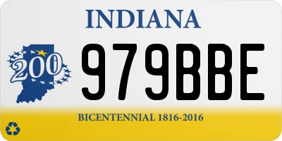 IN license plate 979BBE
