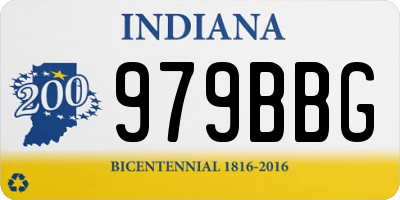 IN license plate 979BBG