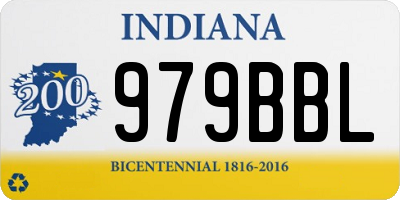 IN license plate 979BBL