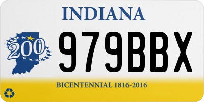 IN license plate 979BBX