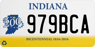 IN license plate 979BCA