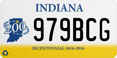 IN license plate 979BCG
