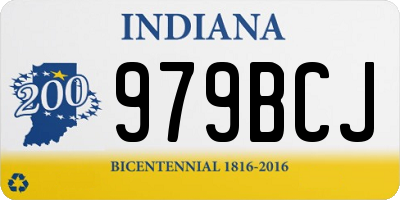 IN license plate 979BCJ