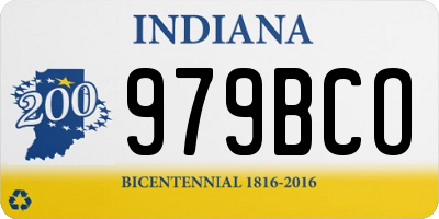 IN license plate 979BCO