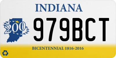 IN license plate 979BCT