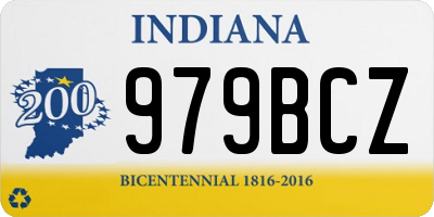 IN license plate 979BCZ