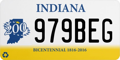 IN license plate 979BEG